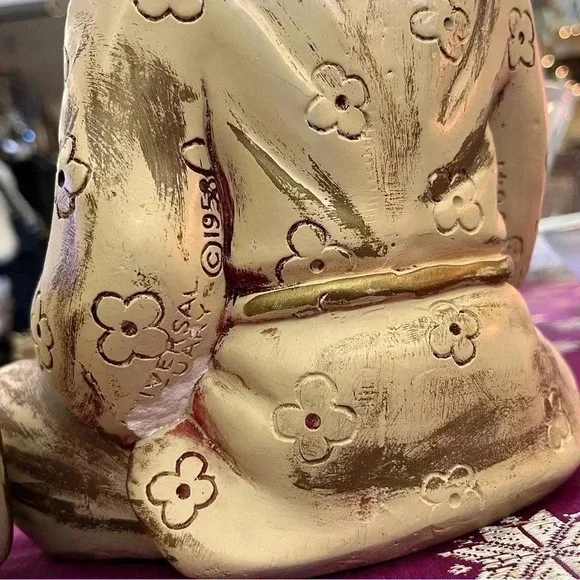 Vintage Pair of Porcelain Oriental Figurines - Picture 6 of 7